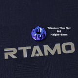 Titanium Thin Nuts CNC Machined M4/M5/M6