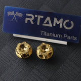 M10x15 Titanium Mirror Bolts CNC Head With Marking