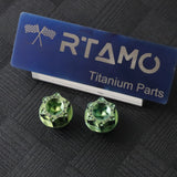 M10x15 Titanium Mirror Bolts CNC Head With Marking