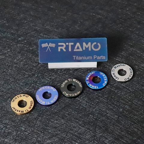 Titanium Big OD Flat Washers dress up M10