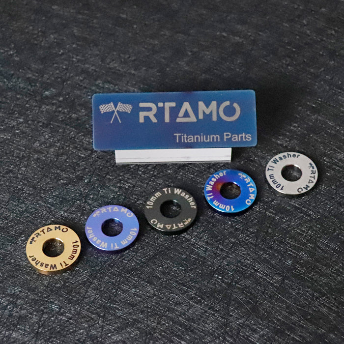 Titanium Big OD Flat Washers dress up M10