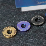 Titanium Big OD Flat Washers dress up M10