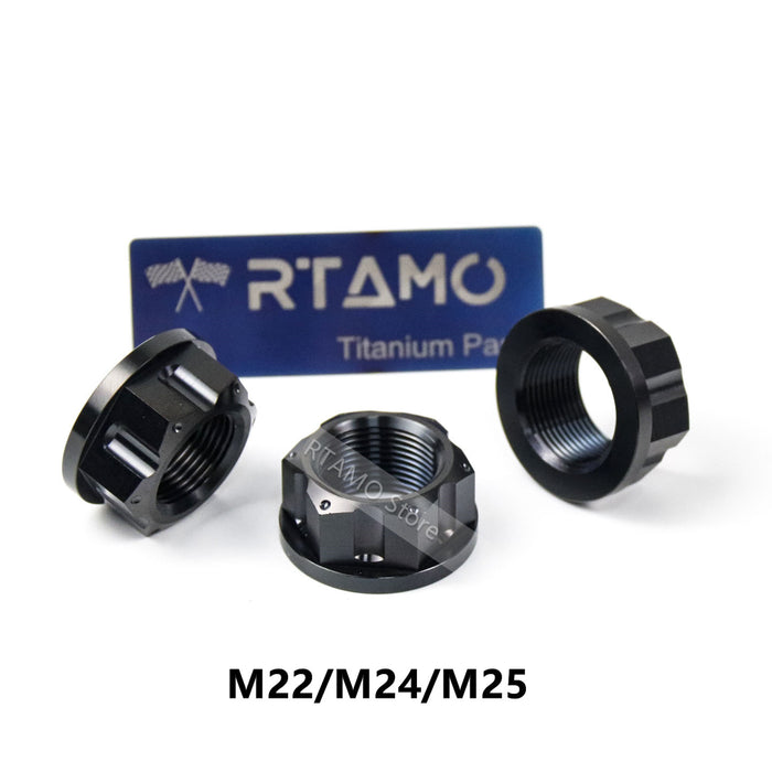 Titanium CNC Nuts M22/M24/M25