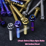 M6 Titanium Dual-Drive Race Spec Bolts