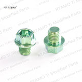 M10x10mm Titanium Mirror Bolts Flange Hexagon Head