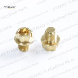 M10x10mm Titanium Mirror Bolts Flange Hexagon Head