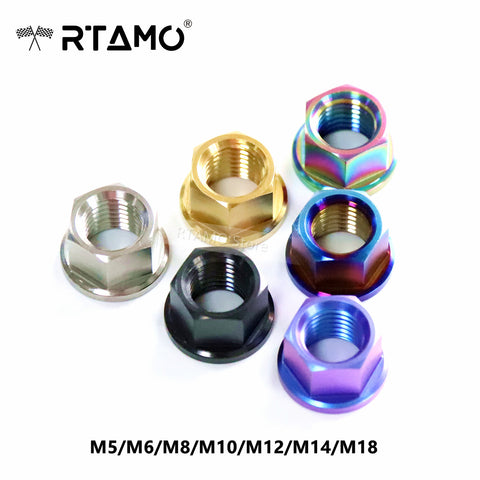 Titanium Flange Nuts M5 to M18 All Sizes