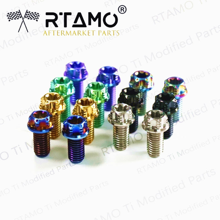 M8x16L Titanium Mirror Bolts Double CNC Head
