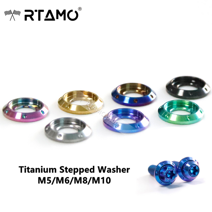 Titanium Stepped Washers M5/M6/M8/M10
